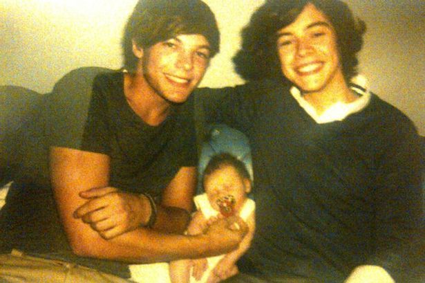 Louis ir Harry of One Direction su Baby Lux