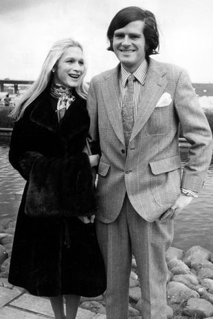 Lady Colin Campbell ir vyras lordas Colinas Campbellas 1975 m. Sausio 2 d