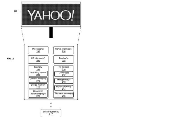 Yahoo lämnar in patent på en 'smart' anslagstavla i Minority Report-stil som kommer att spionera på människor som går förbi