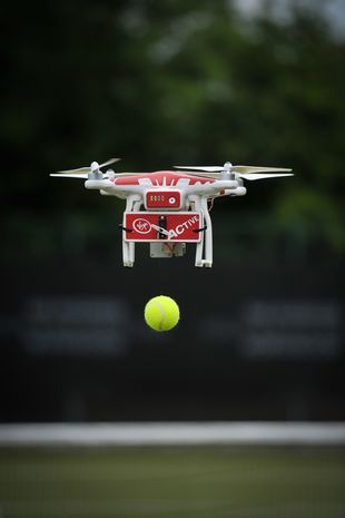 Virgin Active Drones auttaa tennistähtiä harjoittelemaan Wimbledonia varten